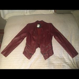 Guess faux leather biker jacket